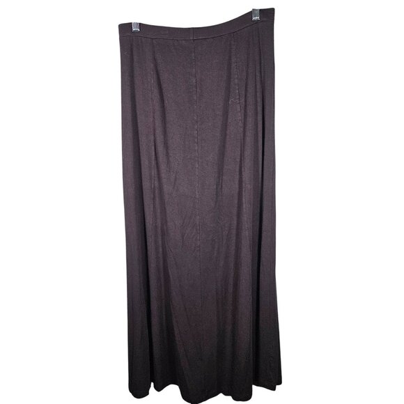 Ann Taylor Brown Maxi Skirt A-Line Silhouette Paneled Designer Formal Party - Picture 2 of 13